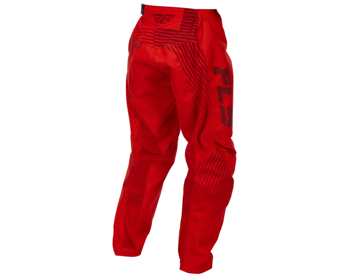 Fly Racing Youth F-16 Pants (Red) (20) - view 2